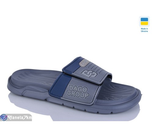 Шлепки чоловічі на літо (8 пар р.41-46) сірий  "Korka"