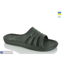 Шлепки чоловічі на літо (8 пар р.41-45) зелений  "Korka"