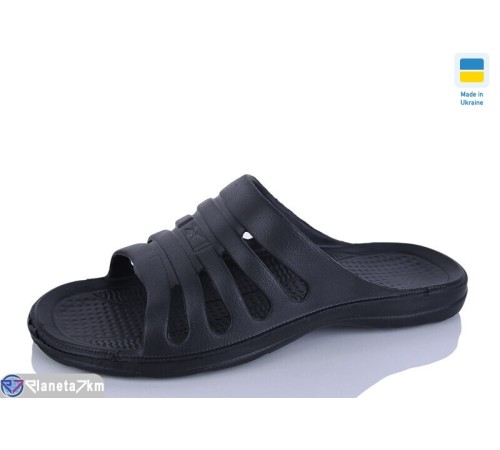 Шлепки чоловічі на літо (8 пар р.40-46) чорний  "Korka"