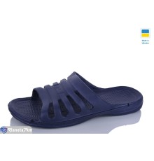 Шлепки чоловічі на літо (8 пар р.40-46) синій  "Korka"