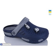 Кроки дитячі на літо (6 пар р.36-40) синій  "Korka"