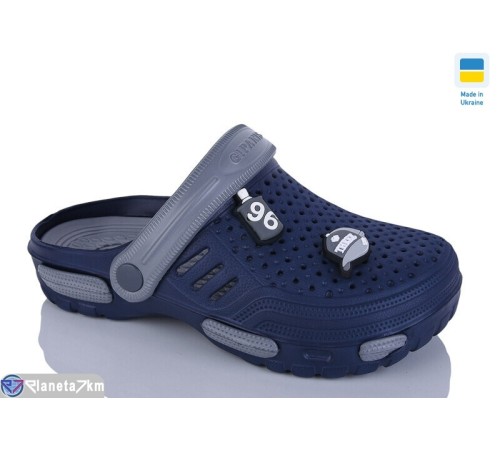 Кроки дитячі на літо (6 пар р.36-40) синій  "Korka"