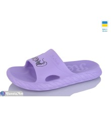 Шлепки жіночі на літо (8 пар р.36-41) фіолетовий  "Korka"