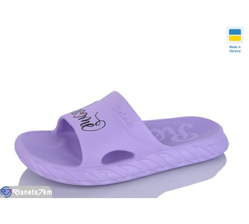 Шлепки жіночі на літо (8 пар р.36-41) фіолетовий  "Korka"