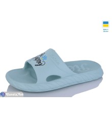 Шлепки жіночі на літо (8 пар р.36-41) зелений  "Korka"