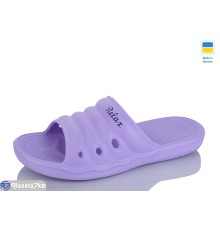 Шлепки жіночі на літо (8 пар р.36-41) фіолетовий  "Korka"