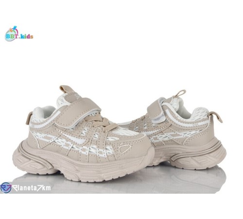 Дитячі кросівки на весну/осінь (8 пар р.21-26) бежевий  "BBT"