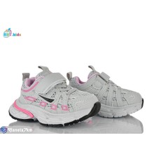 Дитячі кросівки на весну/осінь (8 пар р.21-26) сірий  "BBT"