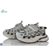 Дитячі кросівки на весну/осінь (8 пар р.21-26) сірий  "BBT"