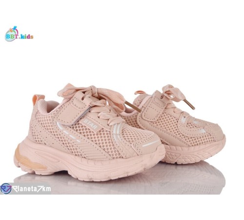 Дитячі кросівки на весну/осінь (8 пар р.21-26) рожевий  "BBT"