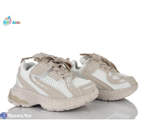 Дитячі кросівки на весну/осінь (8 пар р.21-26) бежевий  "BBT"
