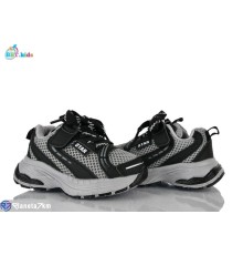 Дитячі кросівки на весну/осінь (8 пар р.21-26) сірий  "BBT"