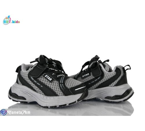 Дитячі кросівки на весну/осінь (8 пар р.21-26) сірий  "BBT"