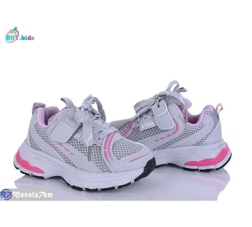 Дитячі кросівки на весну/осінь (8 пар р.26-31) сірий  "BBT"