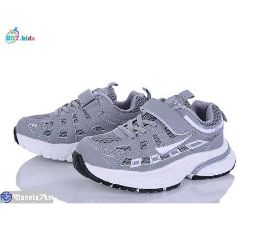 Дитячі кросівки на весну/осінь (8 пар р.32-37) сірий  "BBT"