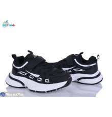 Дитячі кросівки на весну/осінь (8 пар р.32-37) чорний  "BBT"