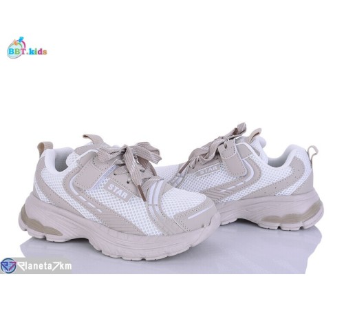 Дитячі кросівки на весну/осінь (8 пар р.32-37) бежевий  "BBT"