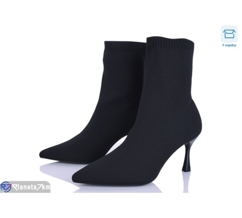 Черевики жіночі на весну/осінь (6 пар р.36-40) чорний  "Vitta"