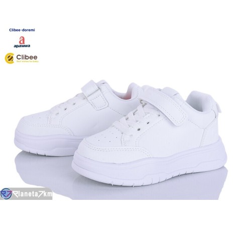 Дитячі кросівки на весну/осінь (8 пар р.25-30) білий  "BELIES-D"