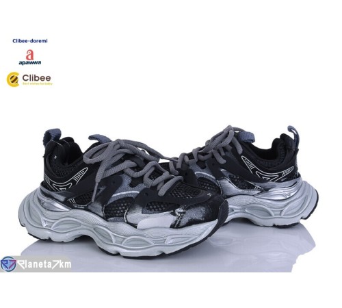 Дитячі кросівки на весну/осінь (7 пар р.31-37) чорний  "BELIES-D"