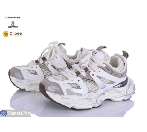 Дитячі кросівки на весну/осінь (7 пар р.31-37) бежевий  "BELIES-D"