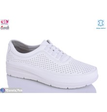 Туфлі жіночі на літо (8 пар р.37-42) білий  "Gukkcr"