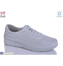 Туфлі жіночі на літо (8 пар р.37-42) сірий  "Gukkcr"