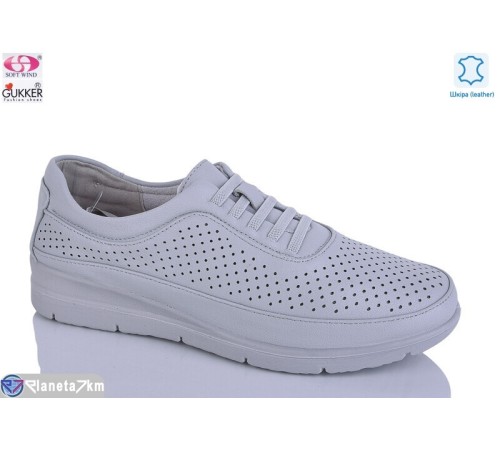 Туфлі жіночі на літо (8 пар р.37-42) сірий  "Gukkcr"