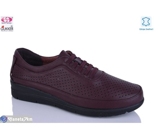 Туфлі жіночі на літо (8 пар р.37-42) бордовий  "Gukkcr"