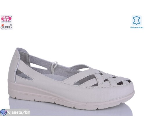 Туфлі жіночі на літо (8 пар р.37-42) бежевий  "Gukkcr"