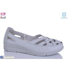 Туфлі жіночі на літо (8 пар р.37-42) сірий  "Gukkcr"