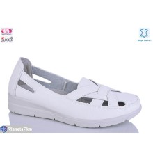 Туфлі жіночі на літо (8 пар р.37-42) білий  "Gukkcr"