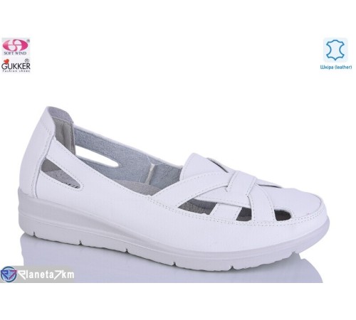 Туфлі жіночі на літо (8 пар р.37-42) білий  "Gukkcr"