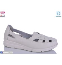 Туфлі жіночі на літо (8 пар р.37-42) бежевий  "Gukkcr"