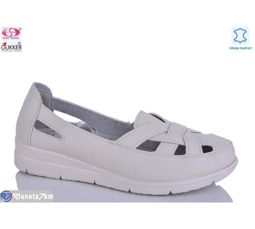 Туфлі жіночі на літо (8 пар р.37-42) бежевий  "Gukkcr"