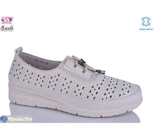 Туфлі жіночі на літо (8 пар р.37-42) бежевий  "Gukkcr"