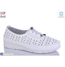 Туфлі жіночі на літо (8 пар р.37-42) білий  "Gukkcr"