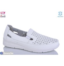 Туфлі жіночі на літо (8 пар р.37-42) білий  "Gukkcr"