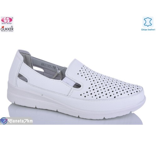 Туфлі жіночі на літо (8 пар р.37-42) білий  "Gukkcr"