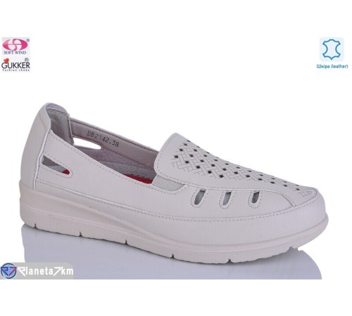 Туфлі жіночі на літо (8 пар р.37-42) бежевий  "Gukkcr"
