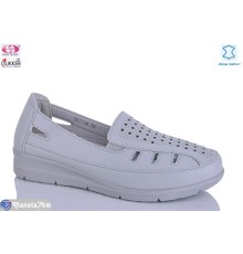 Туфлі жіночі на літо (8 пар р.37-42) сірий  "Gukkcr"