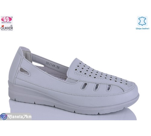 Туфлі жіночі на літо (8 пар р.37-42) сірий  "Gukkcr"