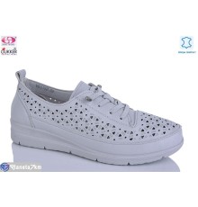 Туфлі жіночі на літо (8 пар р.37-42) сірий  "Gukkcr"