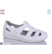 Туфлі жіночі на літо (8 пар р.37-42) білий  "Gukkcr"