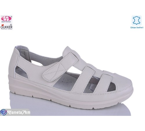 Туфлі жіночі на літо (8 пар р.37-42) бежевий  "Gukkcr"