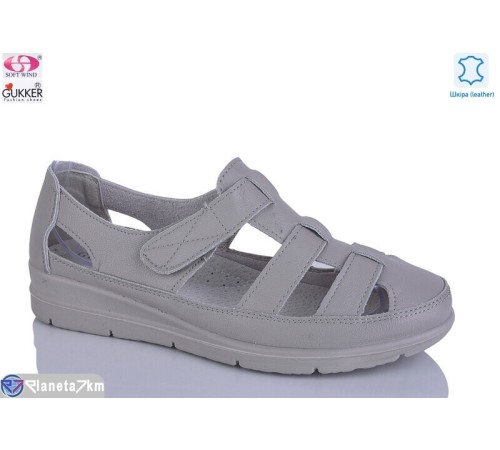 Туфлі жіночі на літо (8 пар р.37-42) бежевий  "Gukkcr"