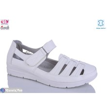 Туфлі жіночі на літо (8 пар р.37-42) білий  "Gukkcr"