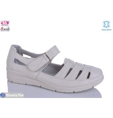 Туфлі жіночі на літо (8 пар р.37-42) бежевий  "Gukkcr"