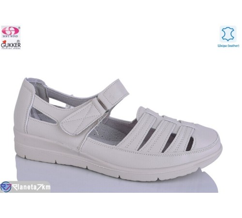 Туфлі жіночі на літо (8 пар р.37-42) бежевий  "Gukkcr"