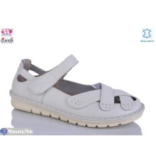 Туфлі жіночі на літо (8 пар р.37-42) бежевий  "Gukkcr"